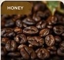Granos de café honey
